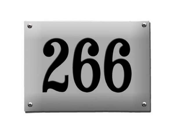 Emaille huisnummerbord