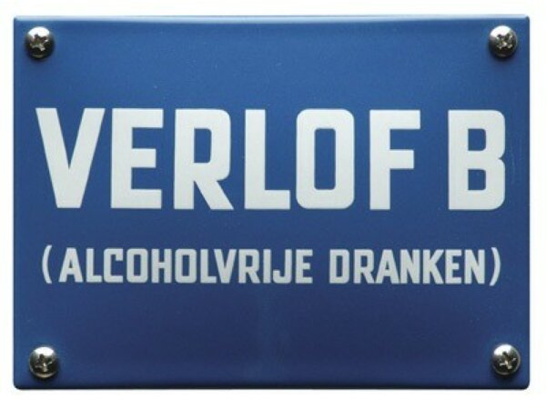 Horecabord Verlof B