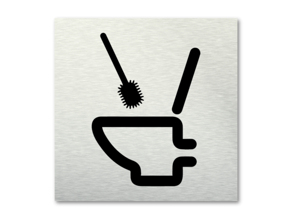 Pictogram WC schoonmaken