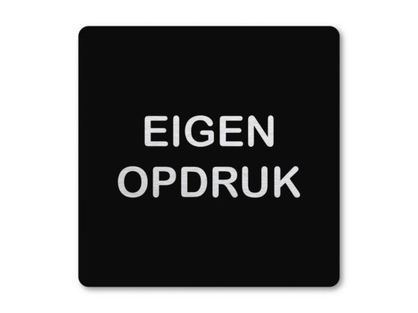Pictogram zwart Eigen opdruk