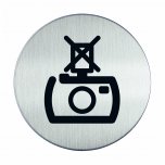 RVS pictogram fototoestel flitser gebruik verboden