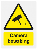 Waarschuwingsbord Camera bewaking