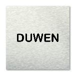 Pictogram vierkant Duwen