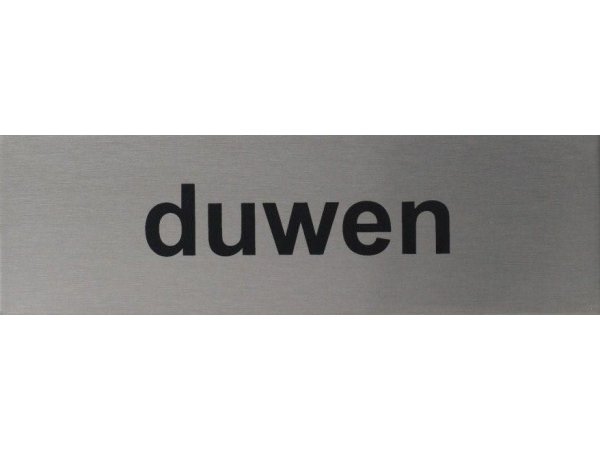 RVS pictogram Duwen