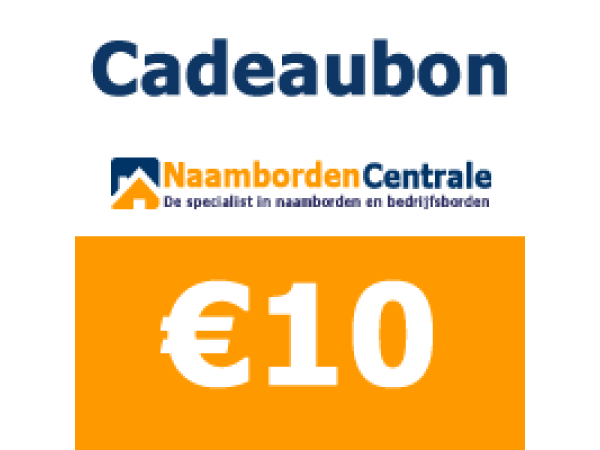 Cadeaubon 10 euro