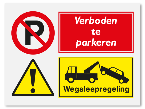 Verboden te parkeren - wegsleepregeling