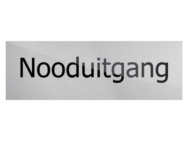 Deurbord Nooduitgang