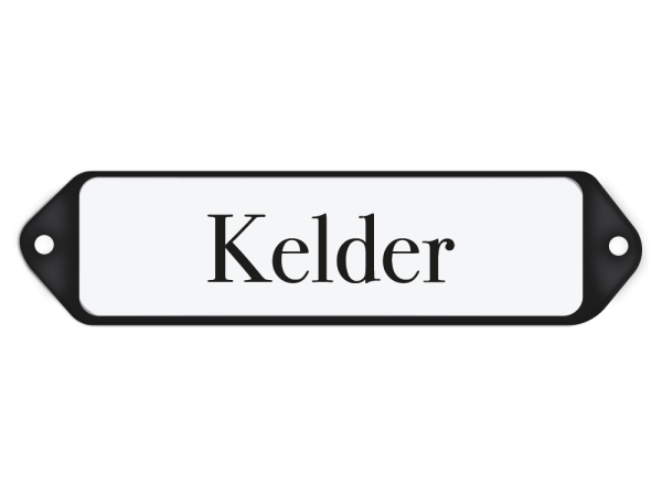 Deurbordje Kelder 