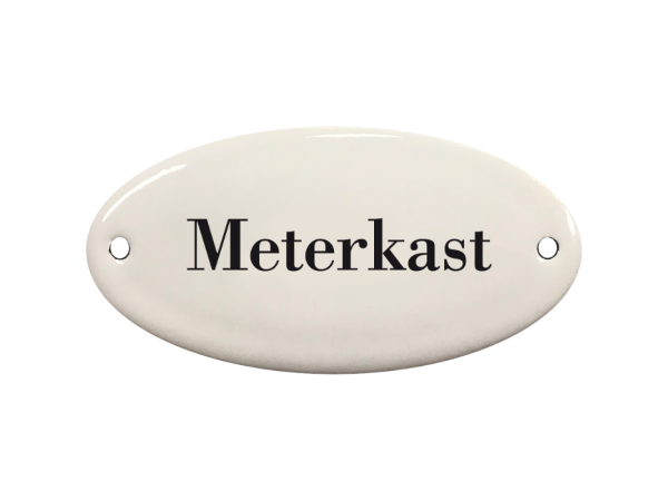 Deurbordje Meterkast 