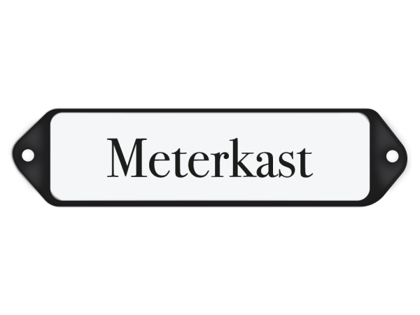 Deurbordje Meterkast 