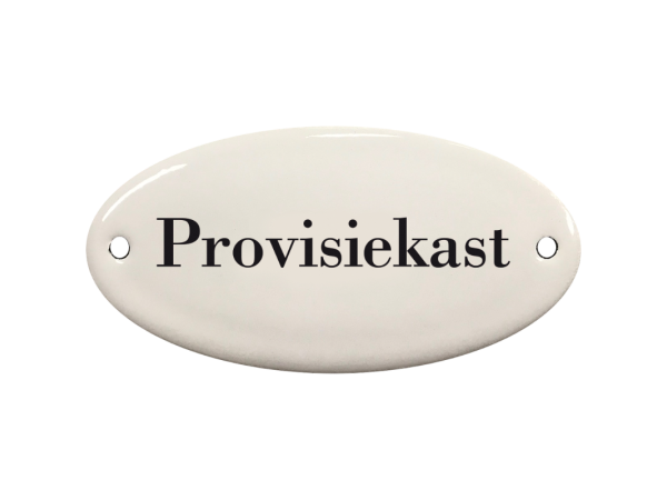 Deurbordje Provisiekast 