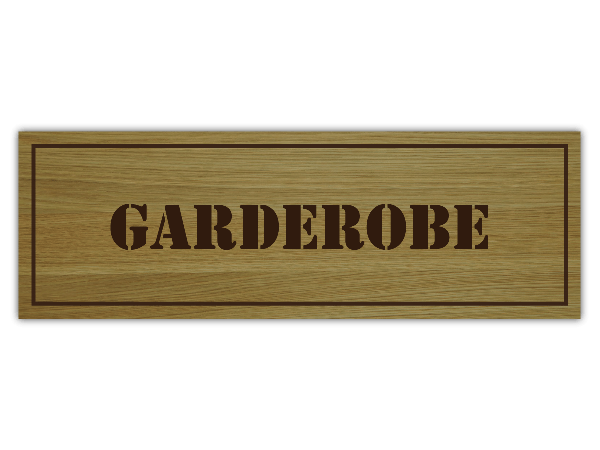 Deurbordje Garderobe