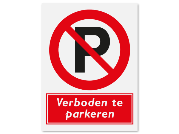 Verboden te parkeren