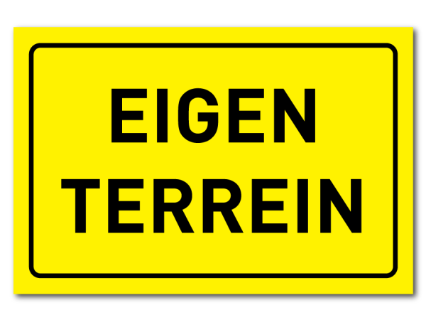 Eigen terrein