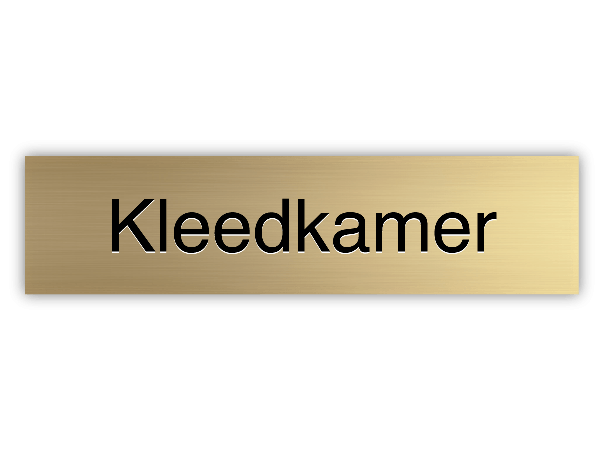 Deurbordje Kleedkamer