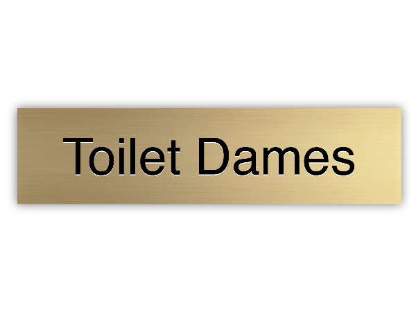 Deurbordje Toilet Dames