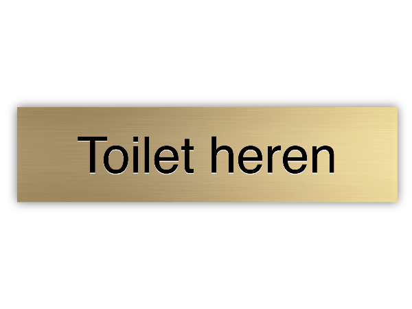 Deurbordje Toilet Heren