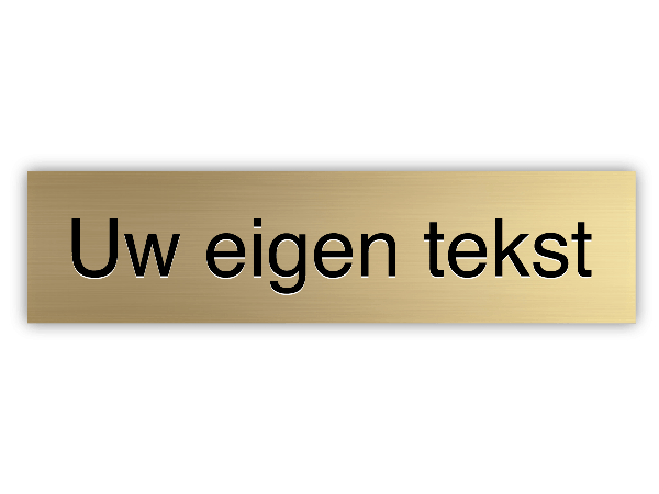 Deurbordje Uw eigen tekst