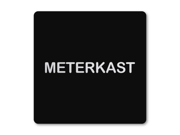 Pictogram zwart Meterkast