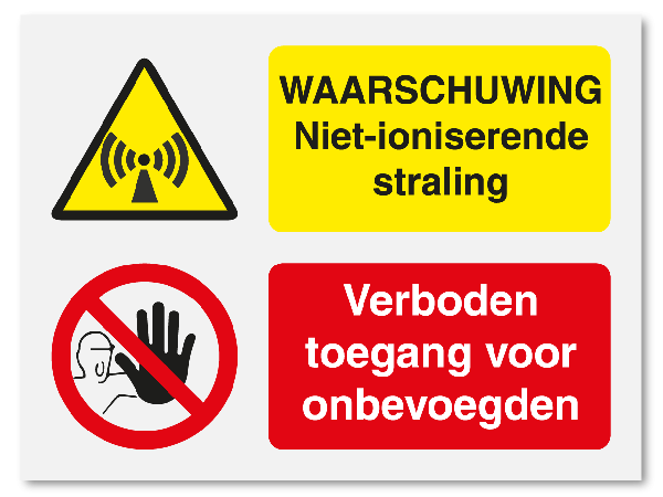 Niet-ioniserende straling - verboden toegang