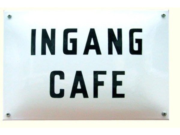 Horecabord Ingang cafe