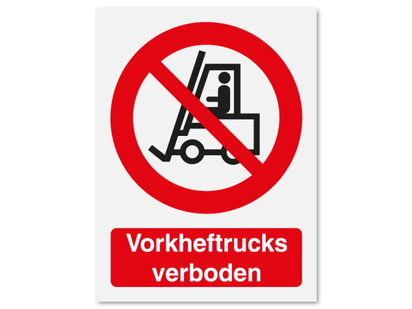 Vorkheftrucks verboden