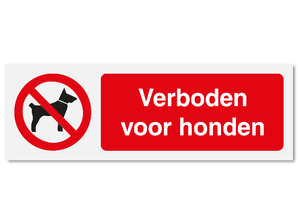 Verboden voor honden