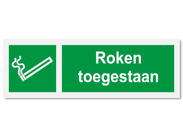 Roken toegestaan