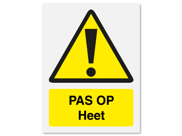 Pas op heet