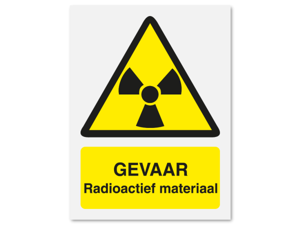 Gevaar radioactief materiaal