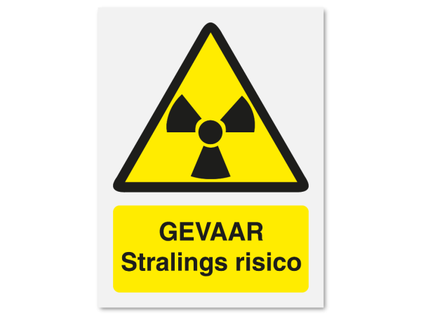 Gevaar stralings risico