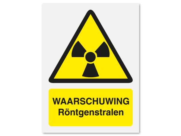 Waarschuwing röntgenstralen