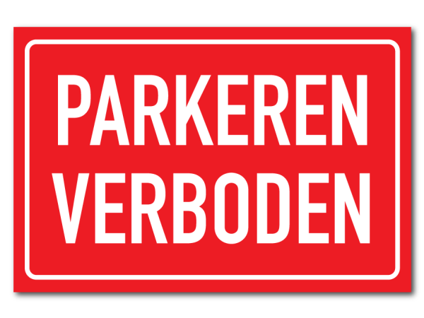 Parkeren verboden