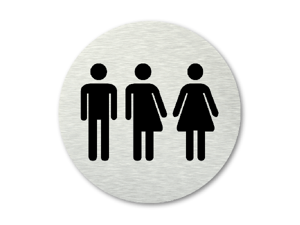 Pictogram Toiletten gender neutraal