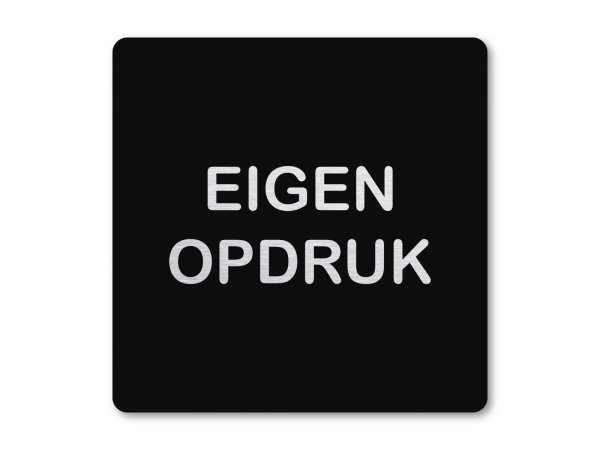 Pictogram zwart Eigen opdruk