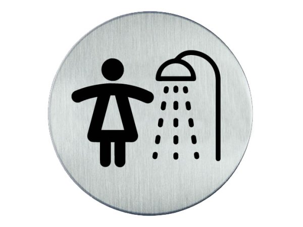 RVS pictogram Douche dames