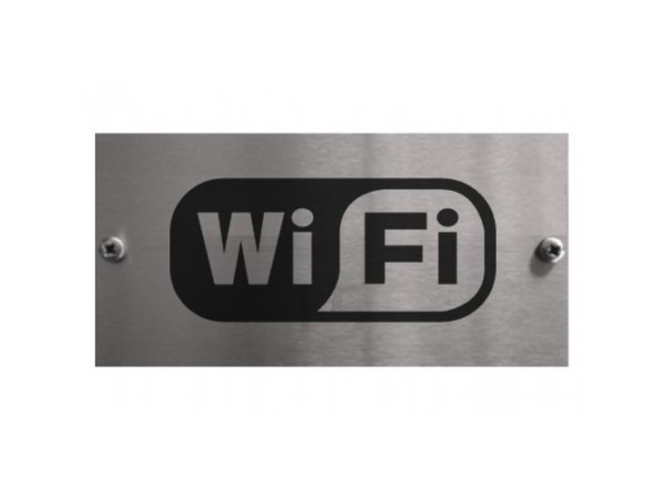 RVS wifi zone bordje