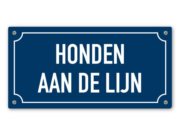 Honden aan de lijn