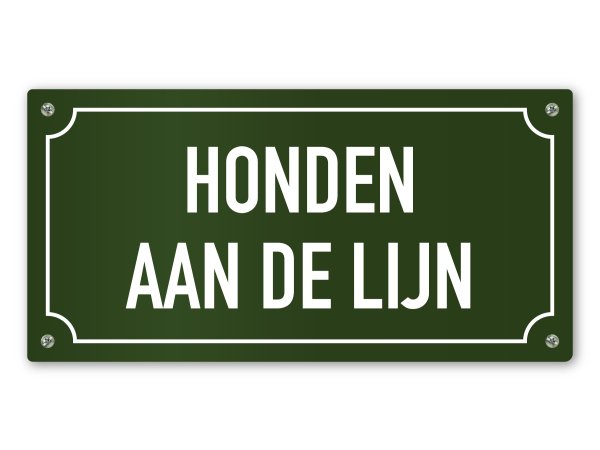 Honden aan de lijn