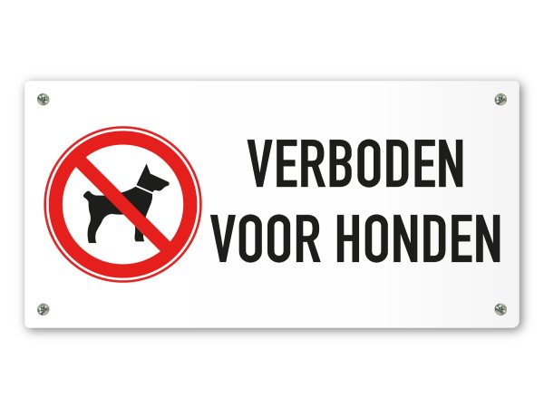 Verboden voor honden