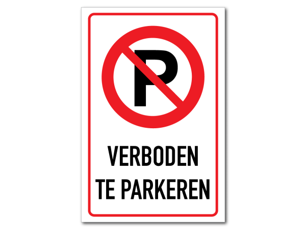 Verboden te parkeren