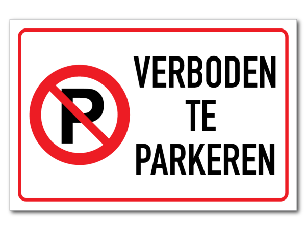 Verboden te parkeren