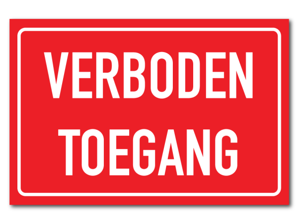 Verboden toegang