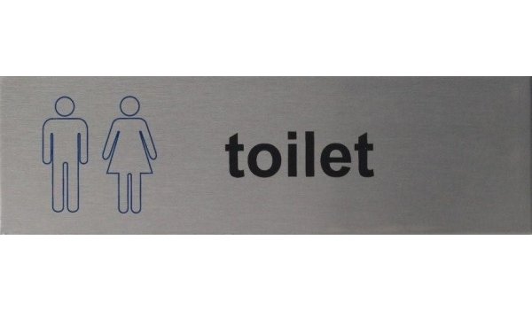 RVS pictogram toilet