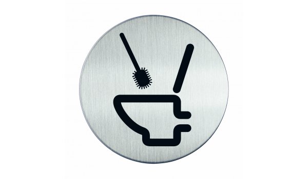 RVS pictogram Toiletborstel