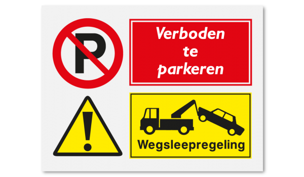 Verboden te parkeren - wegsleepregeling