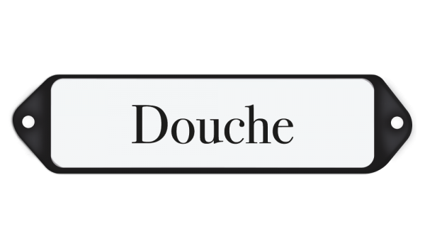 Deurbordje Douche 