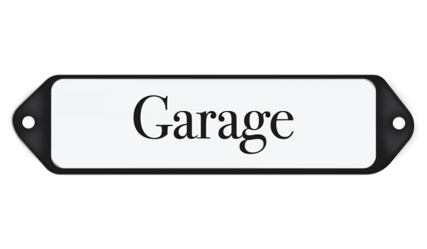 Deurbordje Garage 