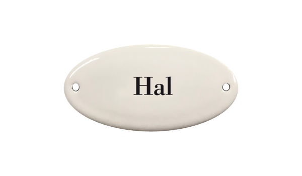 Deurbordje Hal 