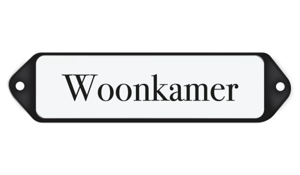 Deurbordje Woonkamer